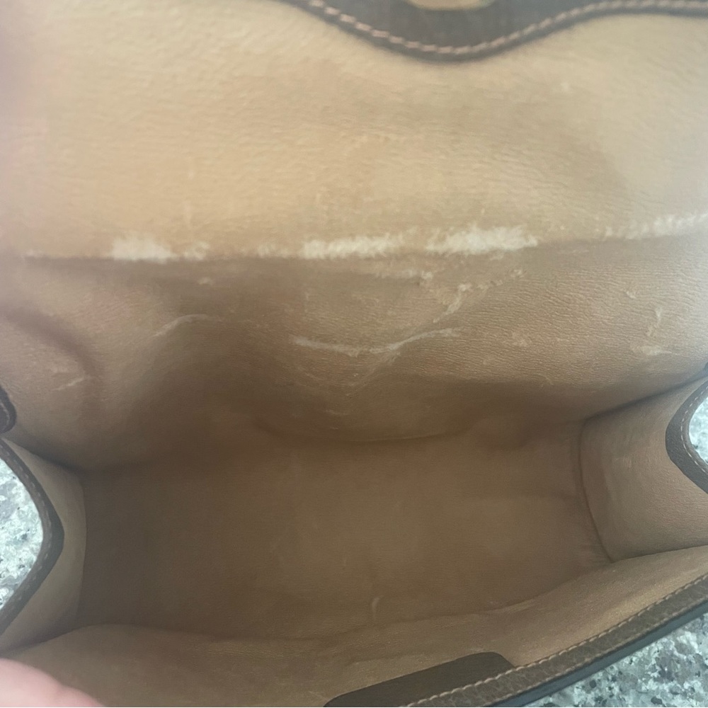 🔴SOLD🔴Gucci Ophidia Sherry Line Supreme GG Monogram Clutch Bag. - Picture 15 of 17